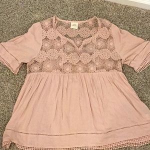 Knox Rose Tops - Flirty embroidered peasant top Knox Rose Tops - Flirty embroidered peasant top